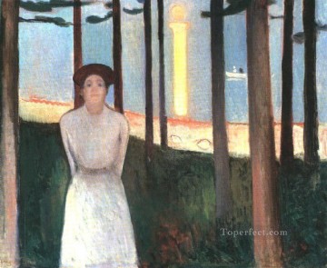 Expresionismo Painting - la voz 1893 Edvard Munch Expresionismo